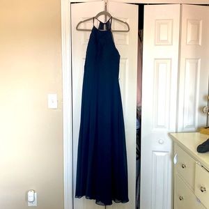 Navy Blue Bridesmaid Dress